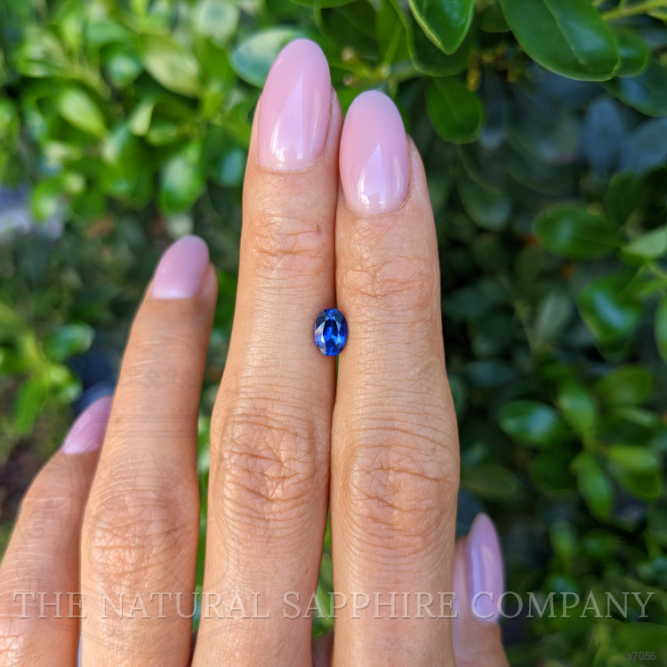 0.77 Ct. Blue Sapphire from Ceylon (Sri Lanka)