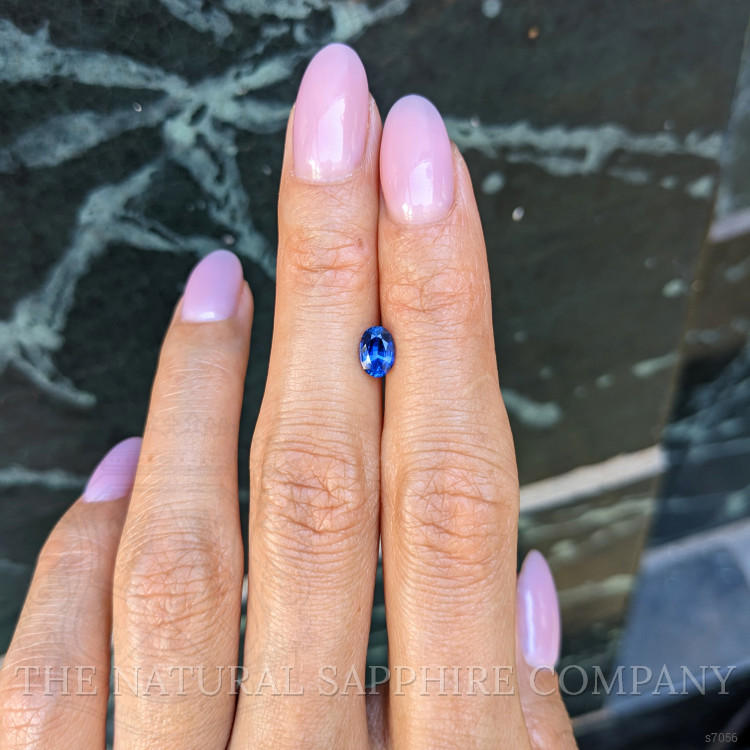 0.77 Ct. Blue Sapphire from Ceylon (Sri Lanka)