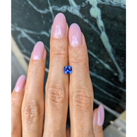 0.81 Ct. Blue Sapphire from Ceylon (Sri Lanka) Life Style