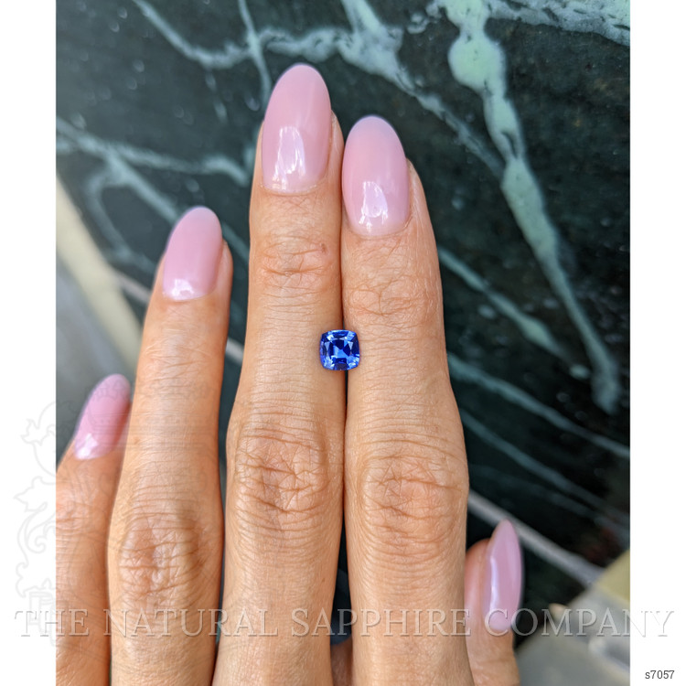 0.81 Ct. Blue Sapphire from Ceylon (Sri Lanka)