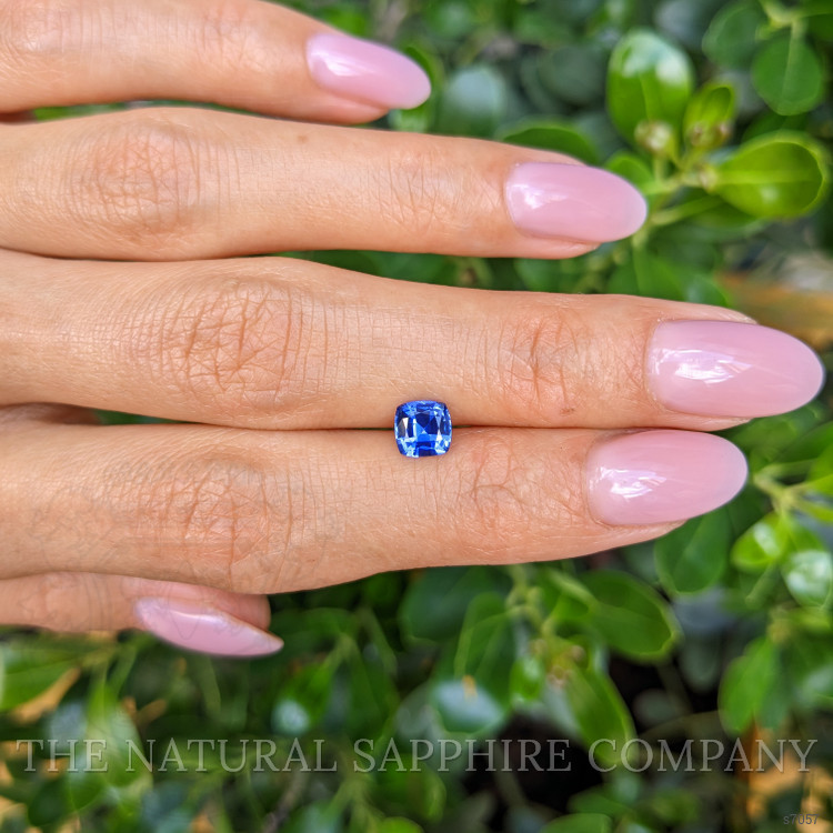 0.81 Ct. Blue Sapphire from Ceylon (Sri Lanka)