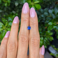 0.65 Ct. Blue Sapphire from Ceylon (Sri Lanka) Life Style