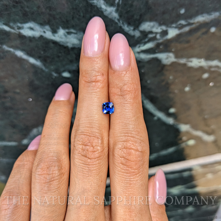 0.65 Ct. Blue Sapphire from Ceylon (Sri Lanka)