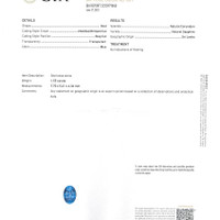 1.55 Ct. Blue Sapphire from Ceylon (Sri Lanka) Scan Report