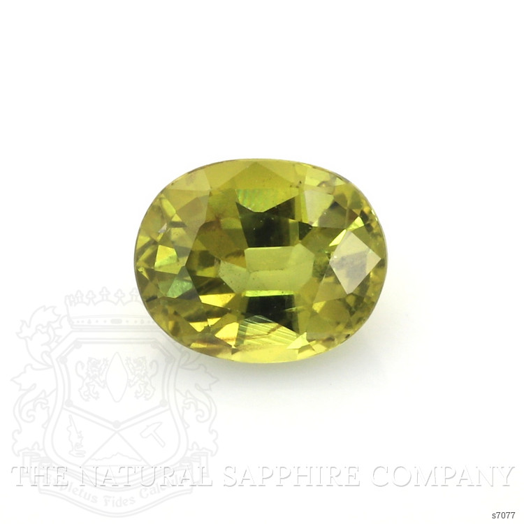 1.02 Ct. Greenish Yellow Sapphire from Thailand