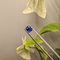 1.58 Ct. Blue Sapphire from Ceylon (Sri Lanka) Life Style