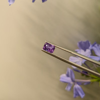 1.37 Ct. Purple Sapphire from Ceylon (Sri Lanka) Life Style