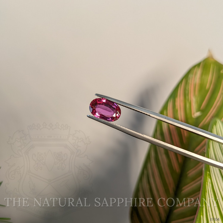 2.13 Ct. Reddish Pink Sapphire from Ceylon (Sri Lanka)