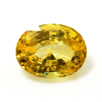 2.01 Ct. Orangish Yellow Sapphire from Ceylon (Sri Lanka) Video