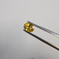 2.01 Ct. Orangish Yellow Sapphire from Ceylon (Sri Lanka) Life Style