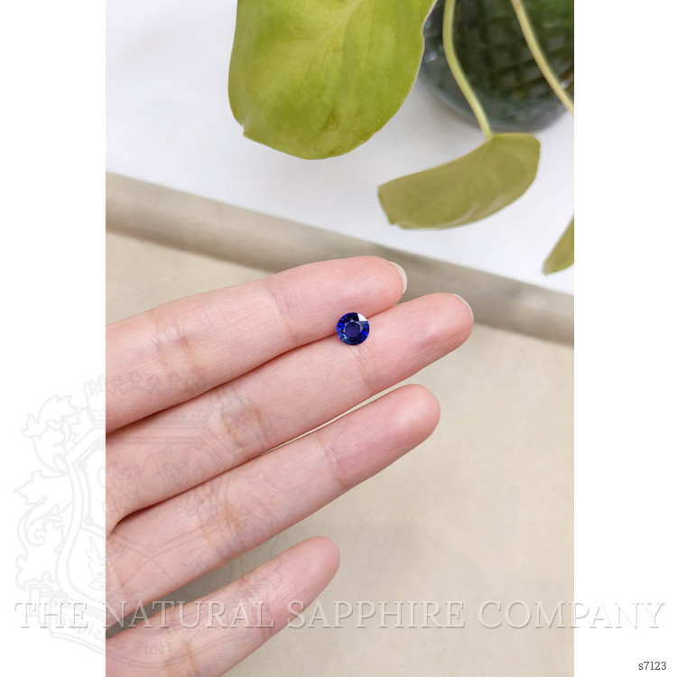 0.90 Ct. Blue Sapphire from Ceylon (Sri Lanka)