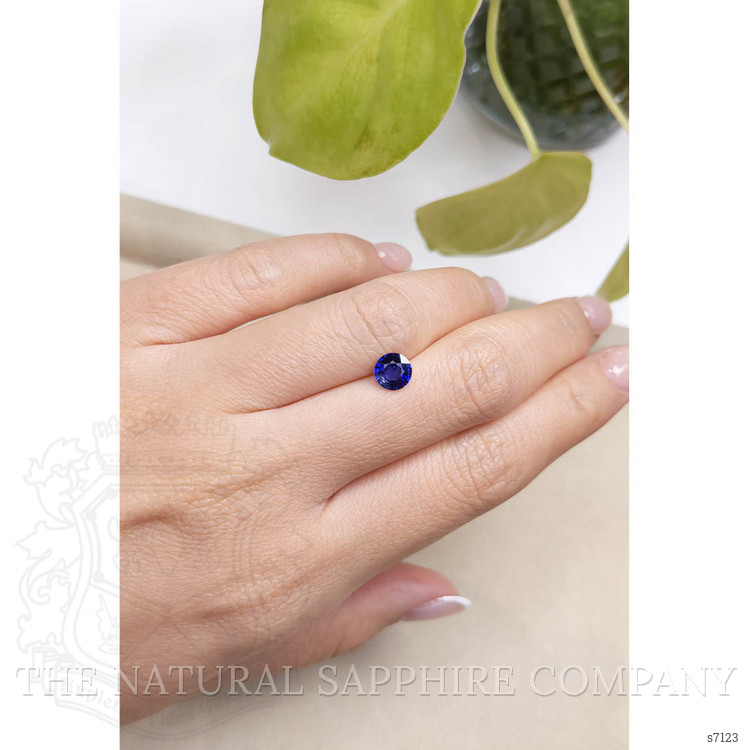 0.90 Ct. Blue Sapphire from Ceylon (Sri Lanka)