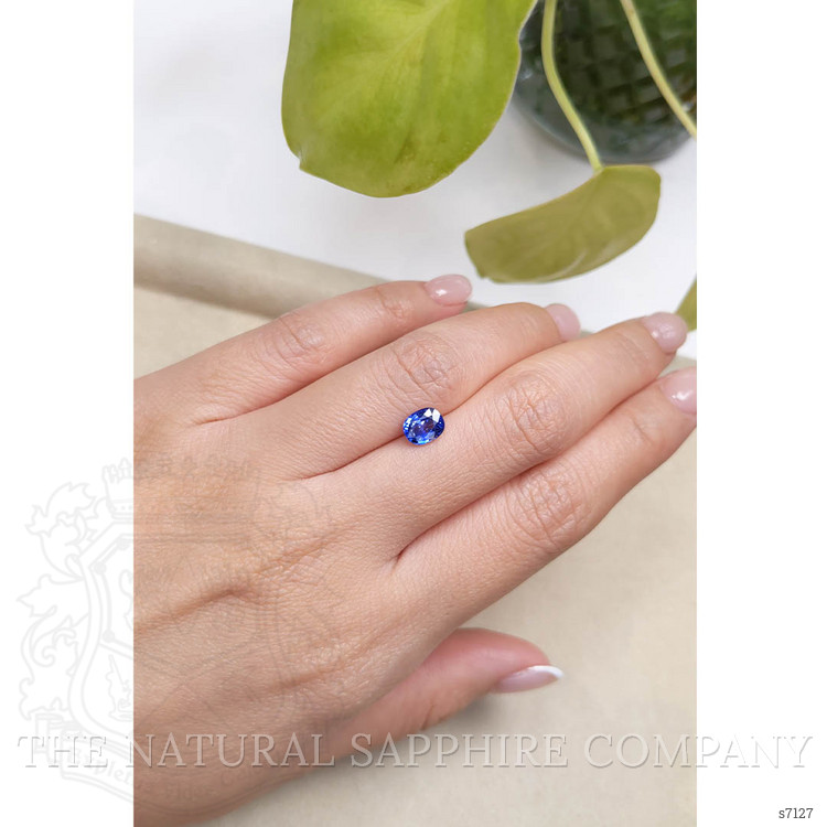 1.20 Ct. Blue Sapphire from Ceylon (Sri Lanka)