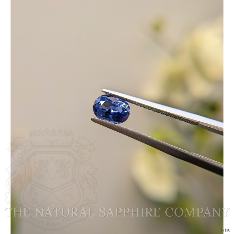 1.23 Ct. Blue Sapphire from Ceylon (Sri Lanka)
