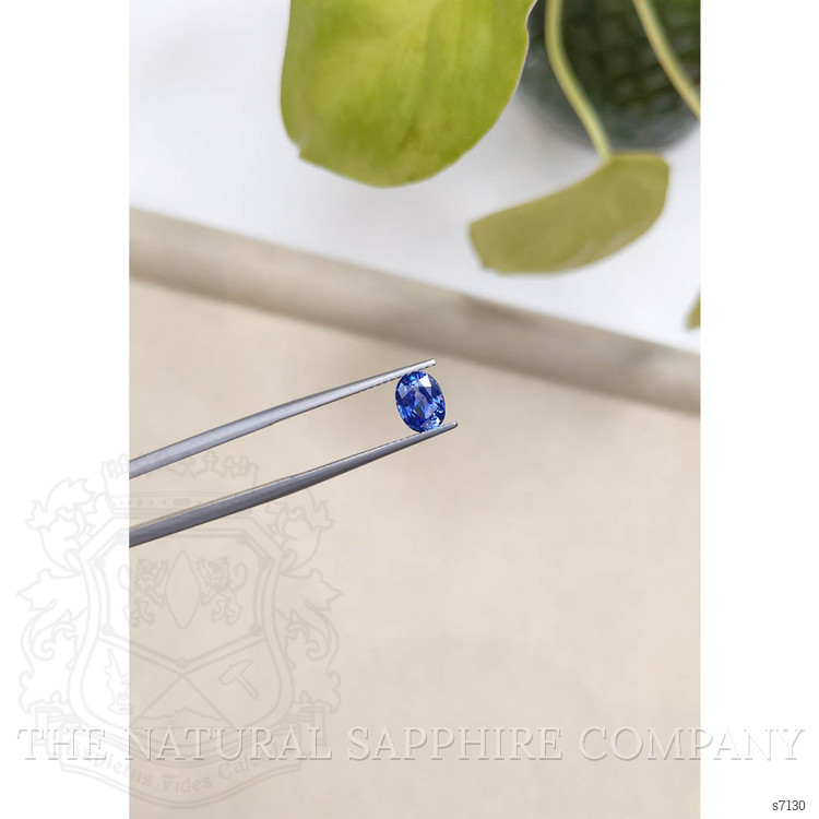 1.23 Ct. Blue Sapphire from Ceylon (Sri Lanka)