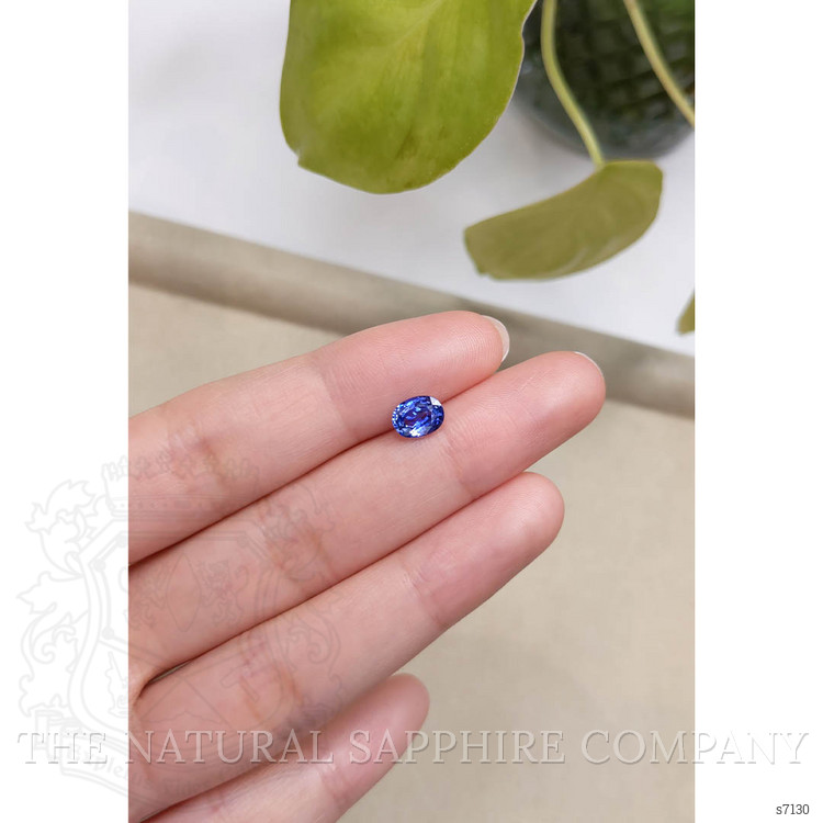 1.23 Ct. Blue Sapphire from Ceylon (Sri Lanka)
