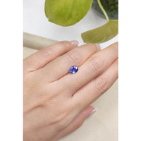 1.23 Ct. Blue Sapphire from Ceylon (Sri Lanka) Life Style