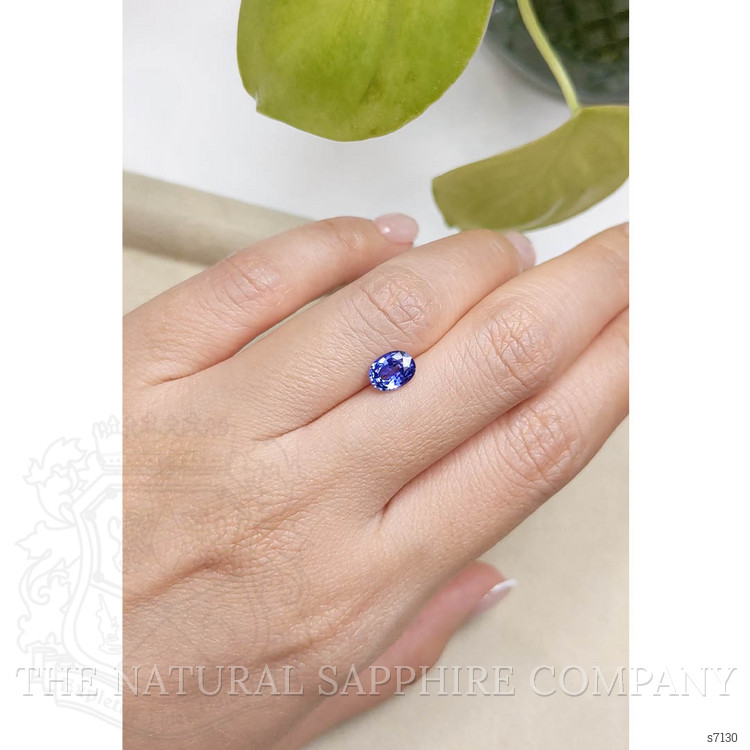 1.23 Ct. Blue Sapphire from Ceylon (Sri Lanka)