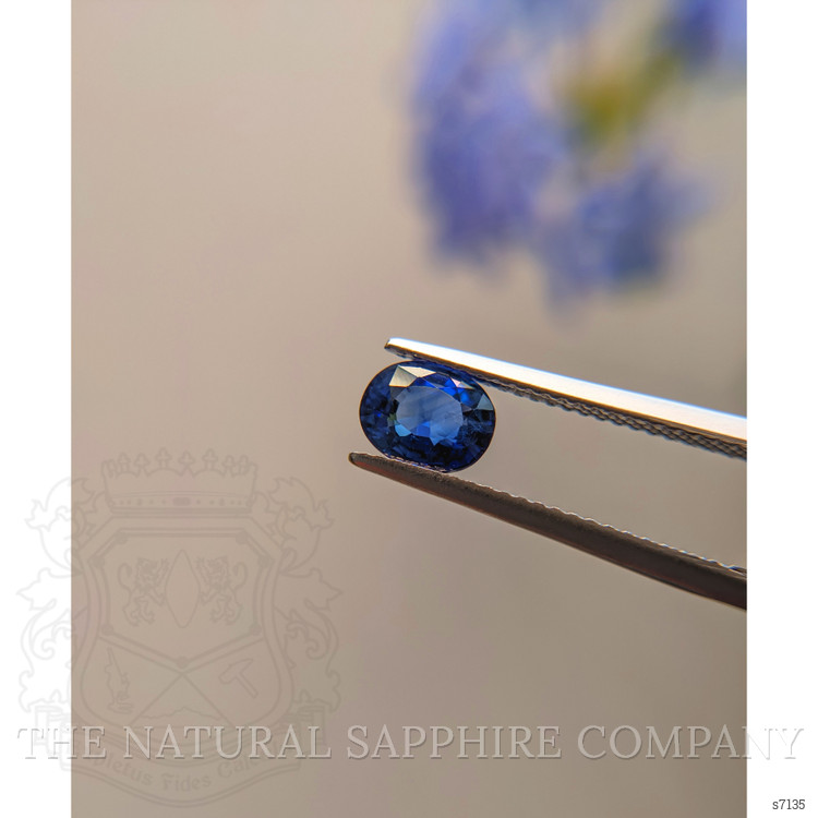 1.34 Ct. Blue Sapphire from Ceylon (Sri Lanka)