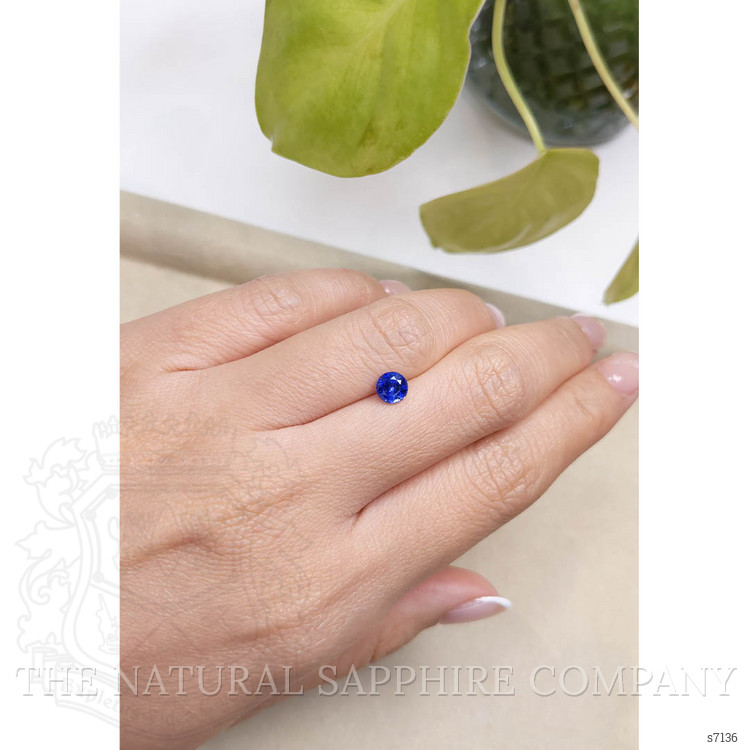 0.86 Ct. Blue Sapphire from Ceylon (Sri Lanka)