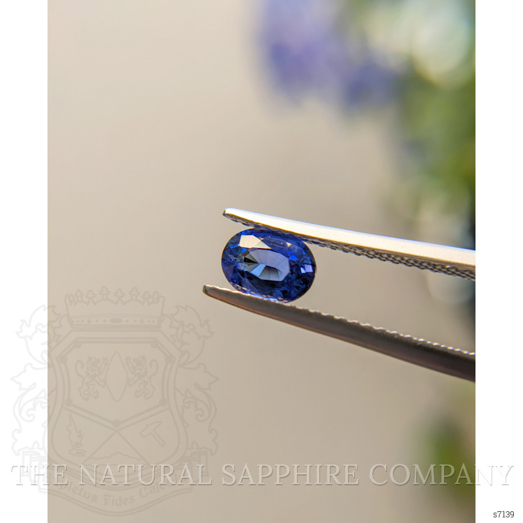 0.98 Ct. Blue Sapphire from Ceylon (Sri Lanka)