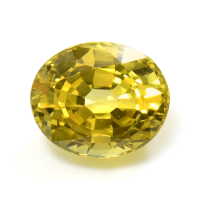 3.63 Ct. Greenish Yellow Sapphire from Ceylon (Sri Lanka) Video