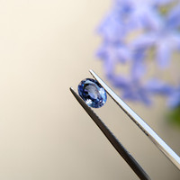 1.24 Ct. Blue Sapphire from Ceylon (Sri Lanka) Life Style