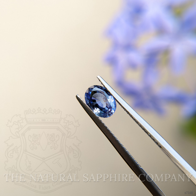 1.24 Ct. Blue Sapphire from Ceylon (Sri Lanka)