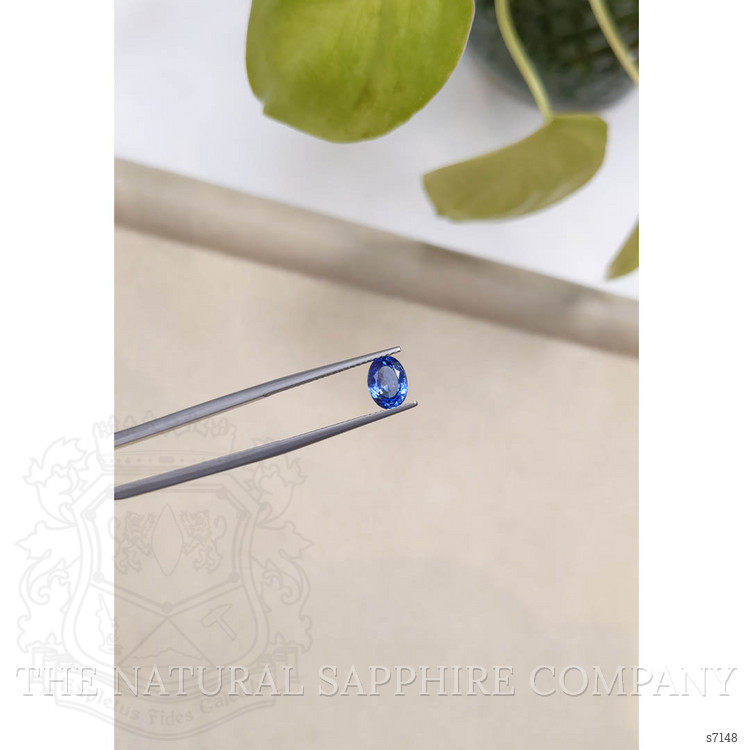 1.24 Ct. Blue Sapphire from Ceylon (Sri Lanka)