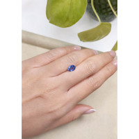 1.24 Ct. Blue Sapphire from Ceylon (Sri Lanka) Life Style