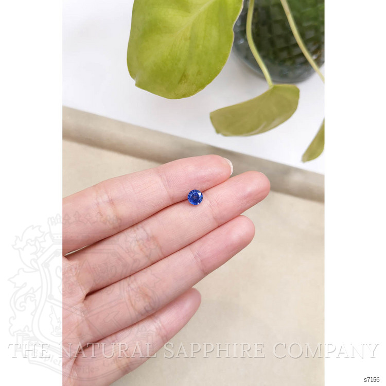 0.82 Ct. Blue Sapphire from Ceylon (Sri Lanka)