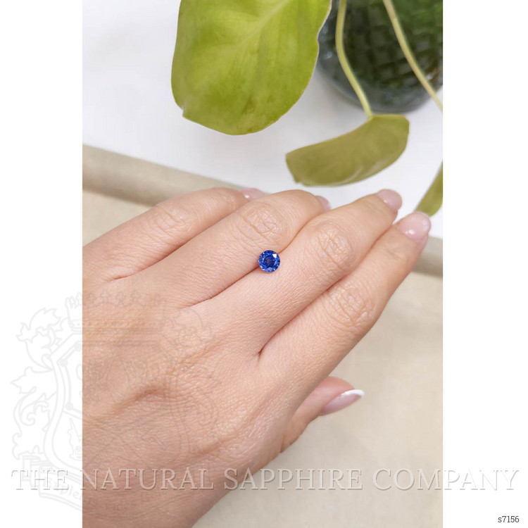 0.82 Ct. Blue Sapphire from Ceylon (Sri Lanka)