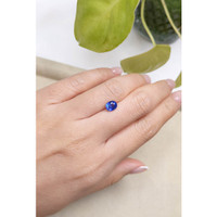 1.39 Ct. Blue Sapphire from Ceylon (Sri Lanka) Life Style