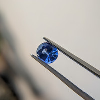 1.24 Ct. Blue Sapphire from Ceylon (Sri Lanka) Life Style