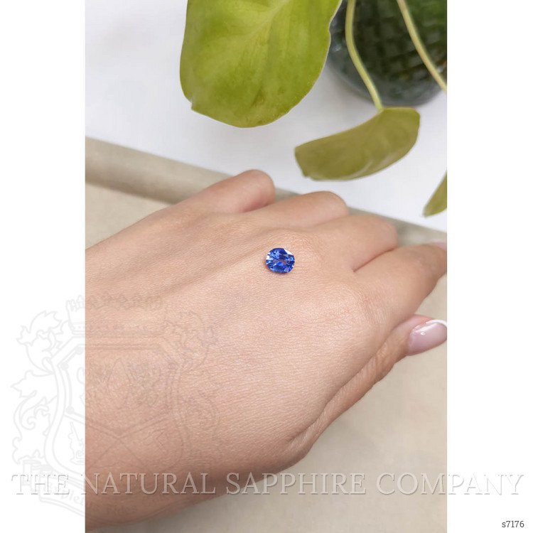 1.24 Ct. Blue Sapphire from Ceylon (Sri Lanka)