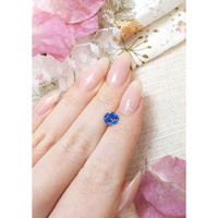 1.33 Ct. Blue Sapphire from Ceylon (Sri Lanka) Life Style