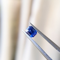1.21 Ct. Blue Sapphire from Ceylon (Sri Lanka) Life Style