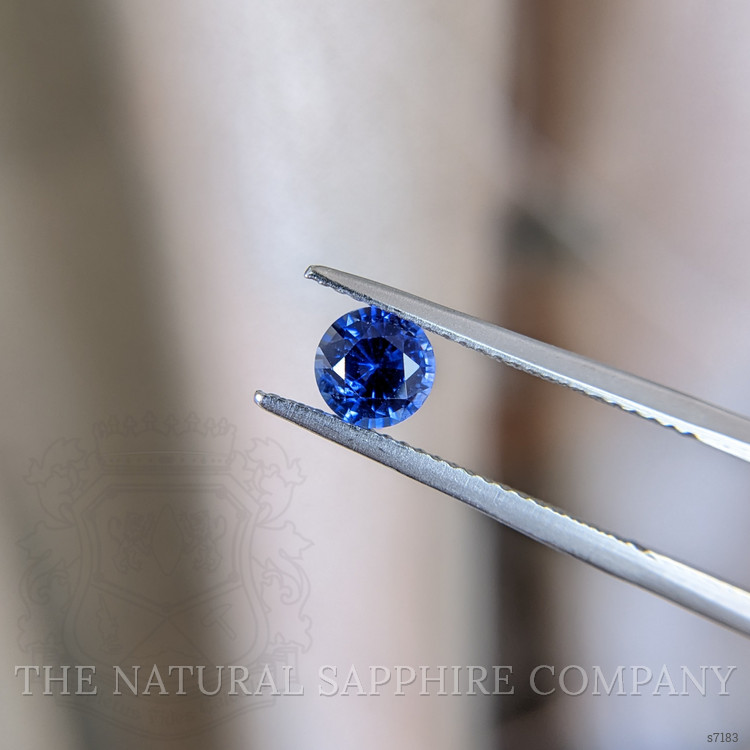 0.82 Ct. Blue Sapphire from Ceylon (Sri Lanka)