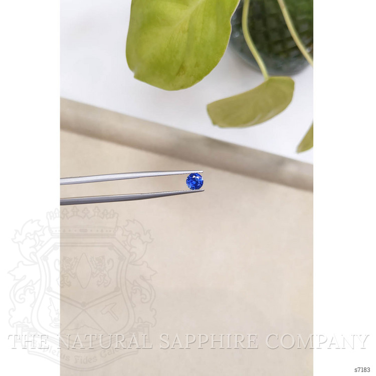 0.82 Ct. Blue Sapphire from Ceylon (Sri Lanka)
