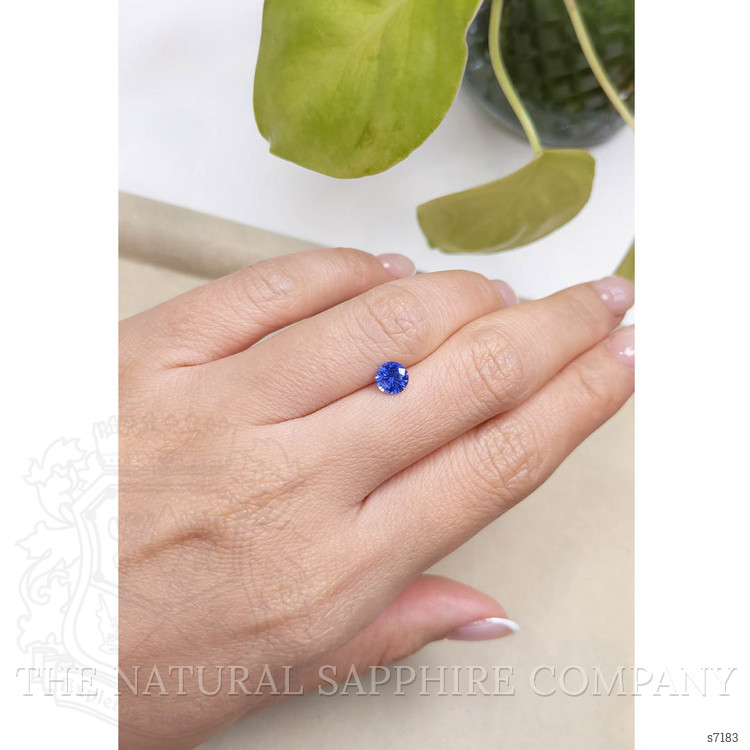 0.82 Ct. Blue Sapphire from Ceylon (Sri Lanka)