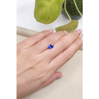 1.21 Ct. Blue Sapphire from Ceylon (Sri Lanka) Life Style