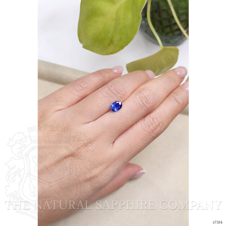 1.21 Ct. Blue Sapphire from Ceylon (Sri Lanka)