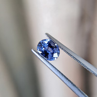 0.98 Ct. Blue Sapphire from Ceylon (Sri Lanka) Life Style