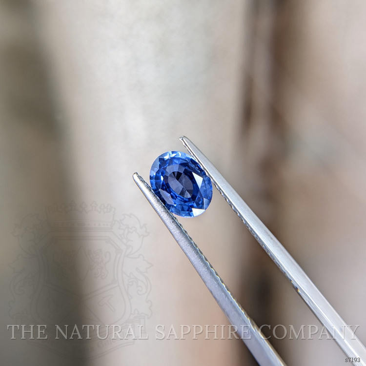 0.97 Ct. Blue Sapphire from Ceylon (Sri Lanka)