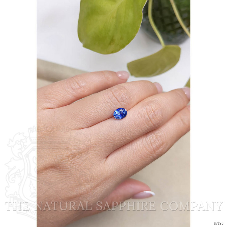 1.11 Ct. Blue Sapphire from Ceylon (Sri Lanka)