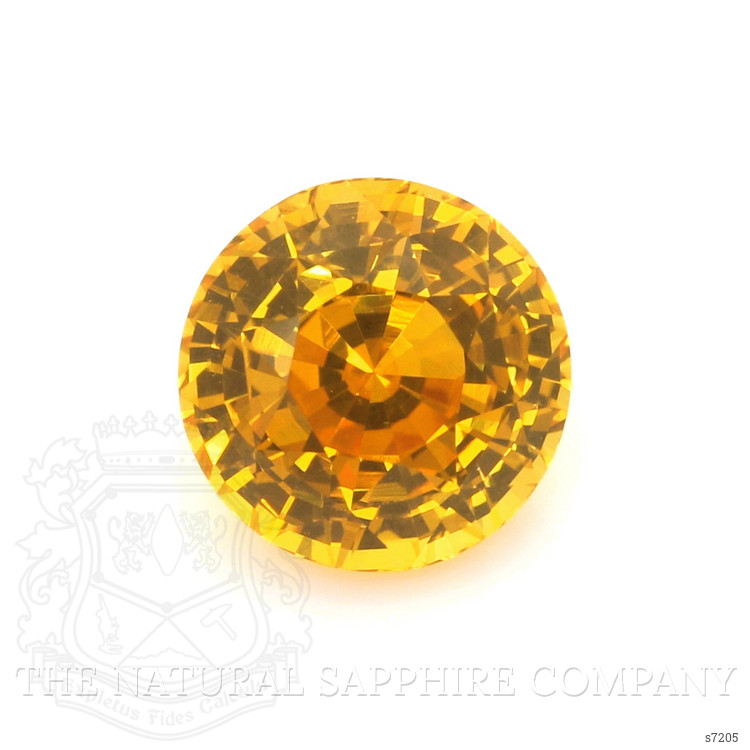 4.55 Ct. Orange Sapphire from Ceylon (Sri Lanka)