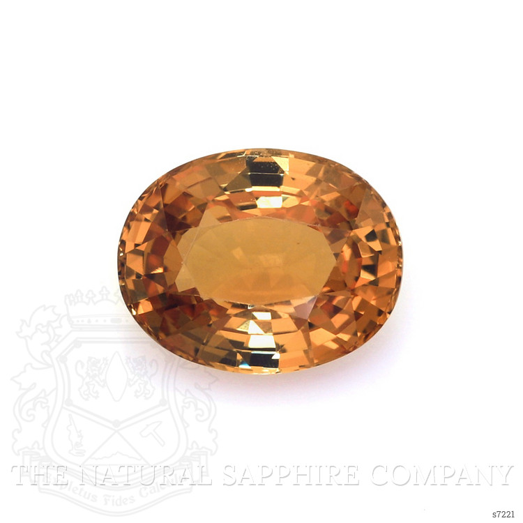 5.04 Ct. Orange Sapphire from Ceylon (Sri Lanka)