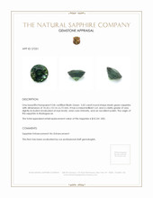 5.02 Ct. Sapphire from Madagascar Appraisal