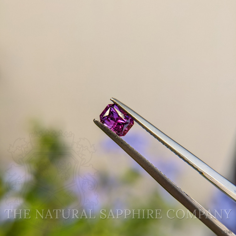 0.69 Ct. Purplish Pink Sapphire from Ceylon (Sri Lanka)