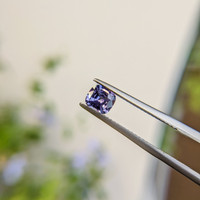 0.79 Ct. Violet Sapphire from Ceylon (Sri Lanka) Life Style